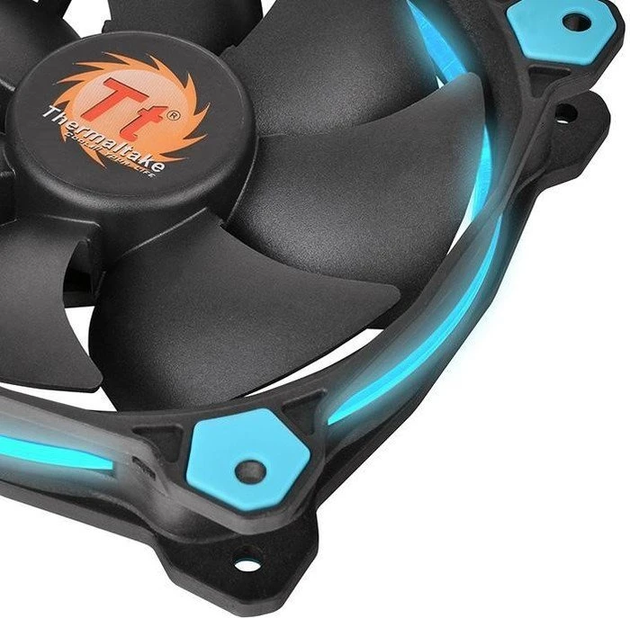 Thermaltake Riing 14 LED blau, 140mm, 2er-Pack