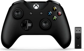 Microsoft Xbox One Wireless Controller inkl. Wireless Adapter schwarz (Xbox One/PC)