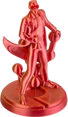 Polymaker PolyLite Silk PLA, Sunset Gold-Red, Spule, 1.75mm, 1.00kg