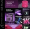 Attack Shark X8 Plus Tri-mode Wireless Gaming Mouse, Berry Red, USB/Bluetooth Vorschaubild