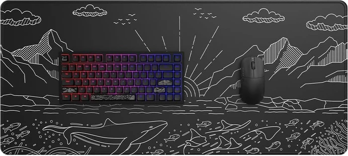 Dark Project ALU81A Terra Nostra Gaming Keyboard, schwarz, LEDs RGB, g3ms Moonstone, USB, DE