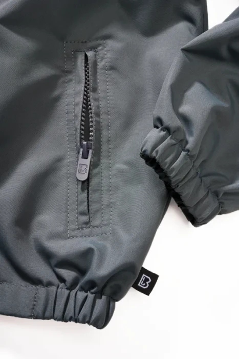 Brandit Windbreaker Summer Frontzip Jacke anthracite (Junior)