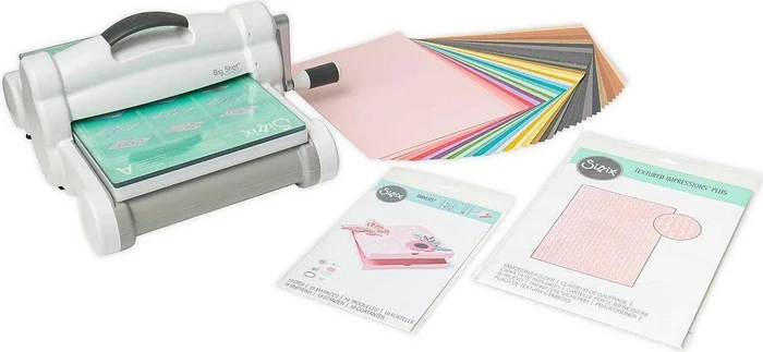 Sizzix Big Shot Plus Stanz-/Prägemaschine A4, Starter-Set