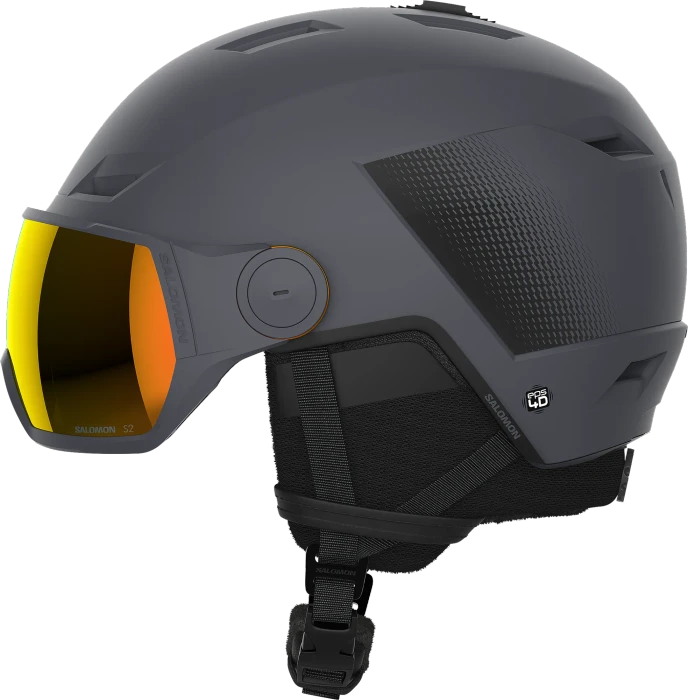 Salomon Pioneer LT Visor Helm ebony (Herren)
