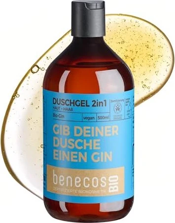 benecos Gib deiner Dusche einen Gin 2in1 Duschgel, 500ml