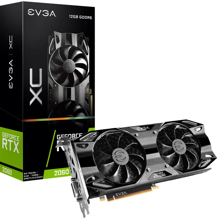 EVGA GeForce RTX 2060 XC Gaming, 12GB GDDR6, DVI, HDMI, DP