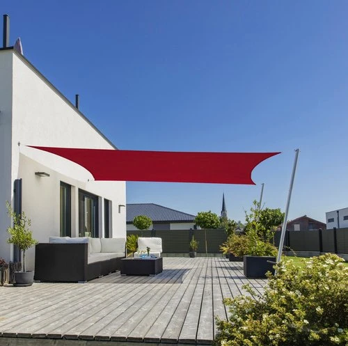 Windhager Cannes Sonnensegel 400x300cm rot
