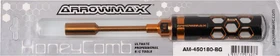 Arrowmax Honeycomb Black Golden AM-450180-BG Außensechskant Schraubendreher, 8x100mm