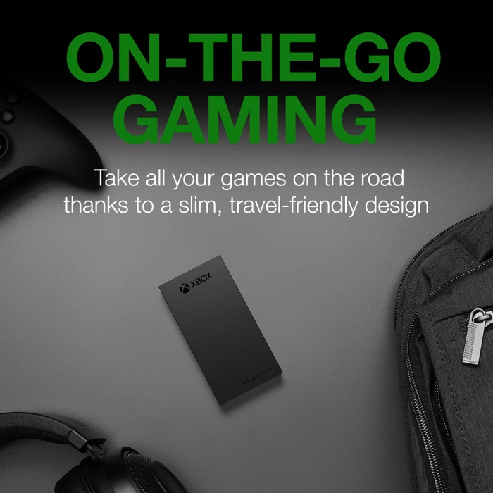 Seagate Game Drive for Xbox SSD, 1TB, +Rescue, USB 3.0 Micro-B