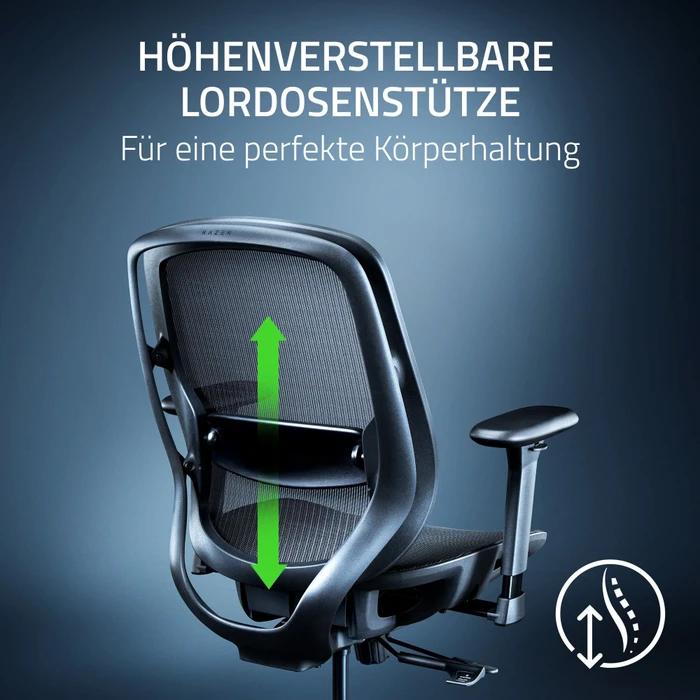 Razer Fujin Gamingstuhl, schwarz