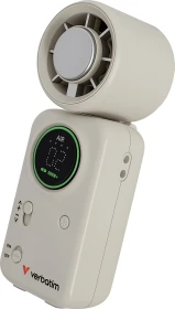 Verbatim Cool 'n' Go Ice Touch Mini Handventilator weiß/silber