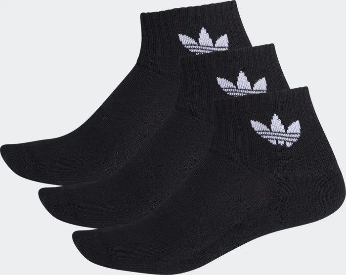 adidas Mid-Cut Crew Socken black, 3 Paare