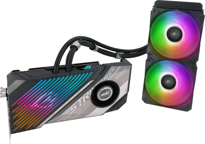 ASUS ROG Strix LC Radeon RX 6950 XT OC, ROG-STRIX-LC-RX6950XT-O16G-GAMING, 16GB GDDR6, HDMI, USB-C, 2x DP