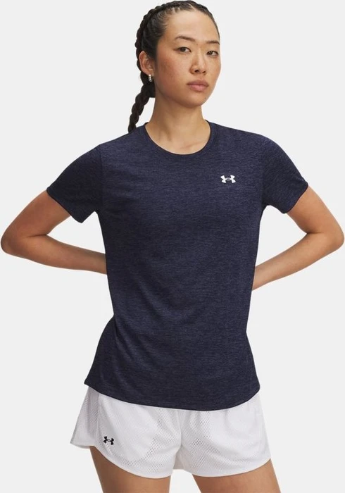 Under Armour Tech Twist Funktionsshirt kurzarm midnight navy/white (Damen)