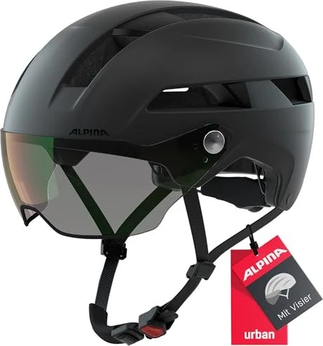 Alpina Soho Visor V Helm schwarz matt