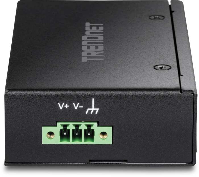 TRENDnet TI Hardened Industrial Railmount Switch, 5x RJ-45