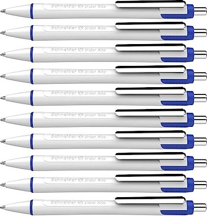 Schneider Slider Xite XB Kugelschreiber weiß/blau, 10er-Pack