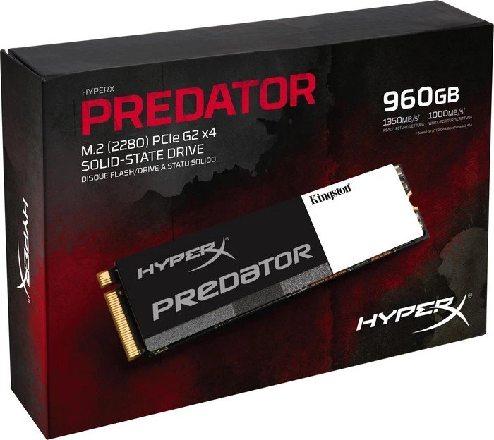 Kingston FURY Predator 960GB, M.2 2280 / M-Key / PCIe 2.0 x4