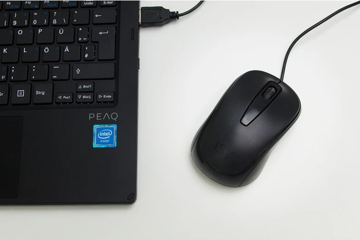 ISY ICM-1000 Optical Mouse schwarz, USB