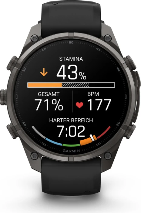 Garmin Fenix 9 Pro inReach 47mm carbon grey dlc titanium/black-pebble grey
