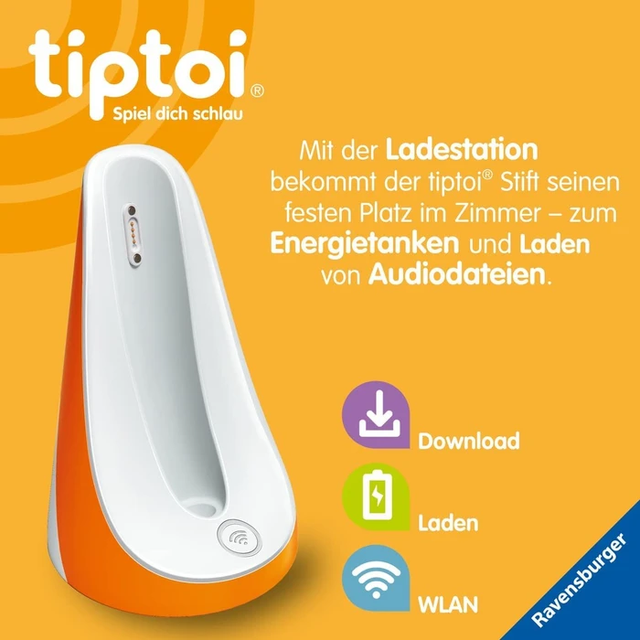 Ravensburger tiptoi Starter-Set Plus: Stift und Ladestation und Buch Meine schönsten Kinderlieder