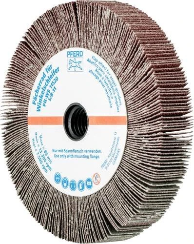 Pferd FR WS 11520 5/8-11 A 80 Lamellenschleifwalze K80, 115x20mm, 2 Stück