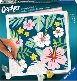 Ravensburger Malen nach Zahlen CreArt Exotic Flowers