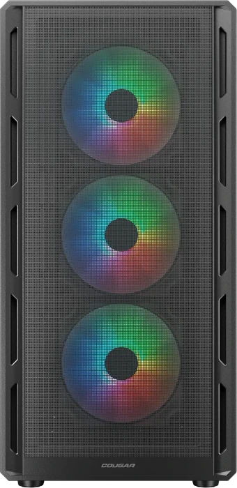 Cougar Airface Pure RGB, schwarz, Glasfenster