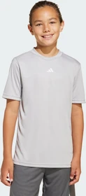 adidas Train Essentials Logo Regular Fit Funktionsshirt kurzarm grey two/white (Junior)