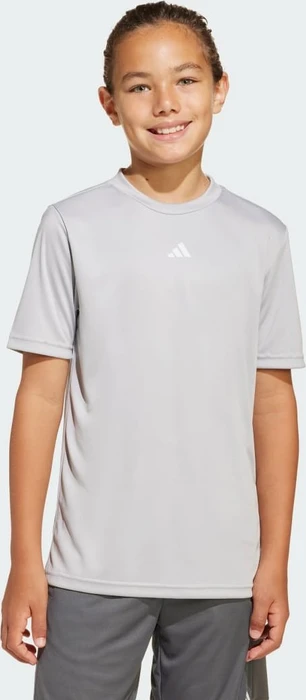 adidas Train Essentials Logo Regular Fit Funktionsshirt kurzarm grey two/white (Junior)