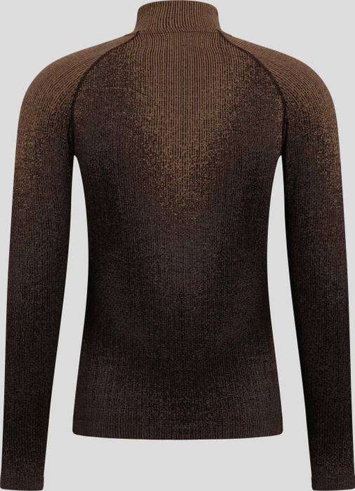 Odlo POW Blackcomb Baselayer Half Zip Funktionsshirt langarm fudge (Herren)