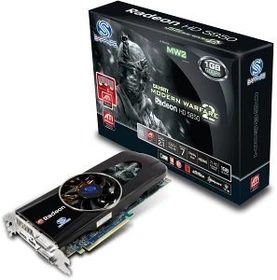 Sapphire Radeon HD 5850 (Rev. 2.0), 1GB GDDR5, 2x DVI, HDMI, DP, full retail