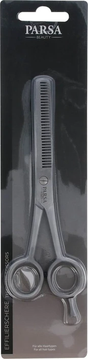 Parsa Beauty Effilierschere Haarschere mit Fingerhaken