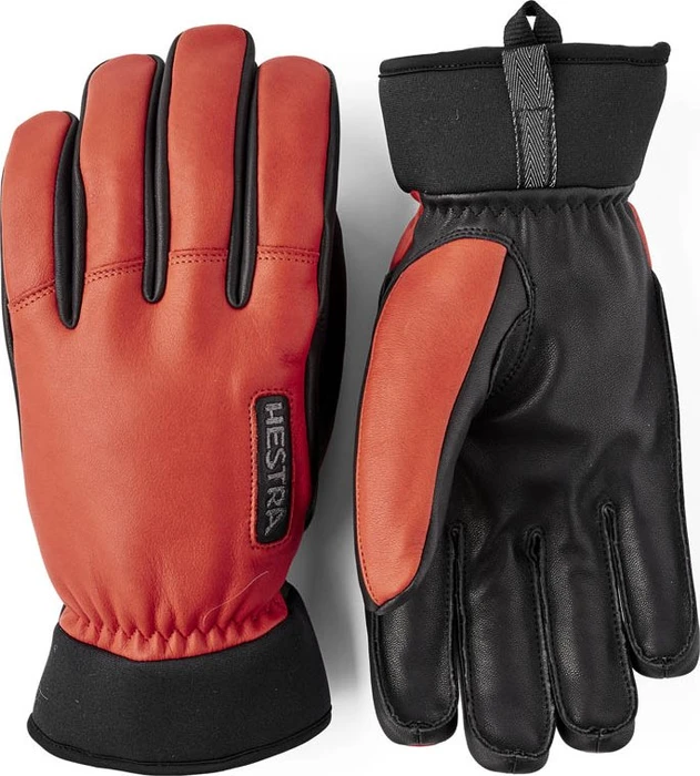 Hestra Army Leather Wool Terry Skihandschuhe 