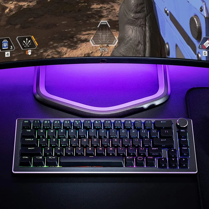 Cooler Master CK721, LEDs RGB, Space Gray, TTC BROWN, USB/Bluetooth, DE