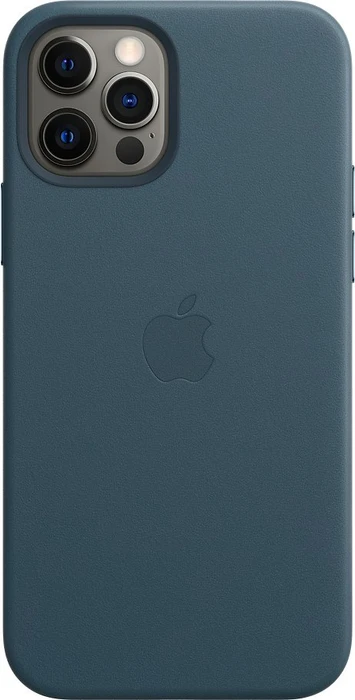 Apple Leder Case mit MagSafe für iPhone 12/12 Pro baltischblau