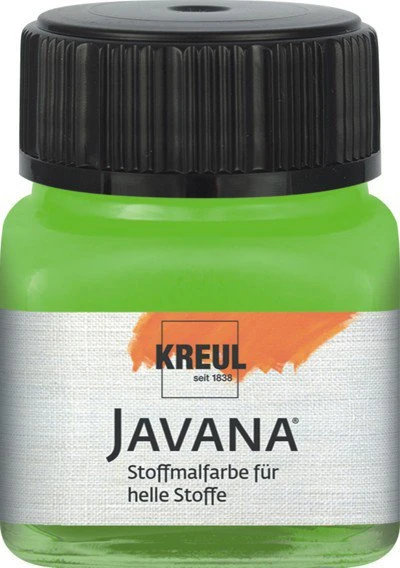 Kreul Javana Stoffmalfarbe für helle Stoffe, maigrün, 20ml
