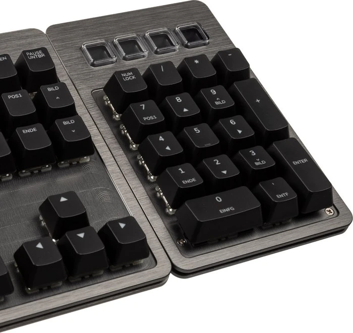 Mountain Everest Max, LEDs RGB, Gunmetal Gray, MX SPEED RGB Silver, USB, DE