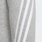 adidas Future Icons 3-Streifen Hoodie medium grey heather/white (Junior) Vorschaubild