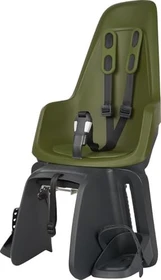 Bobike ONE Maxi City Gepäckträger Fahrradkindersitz olive green