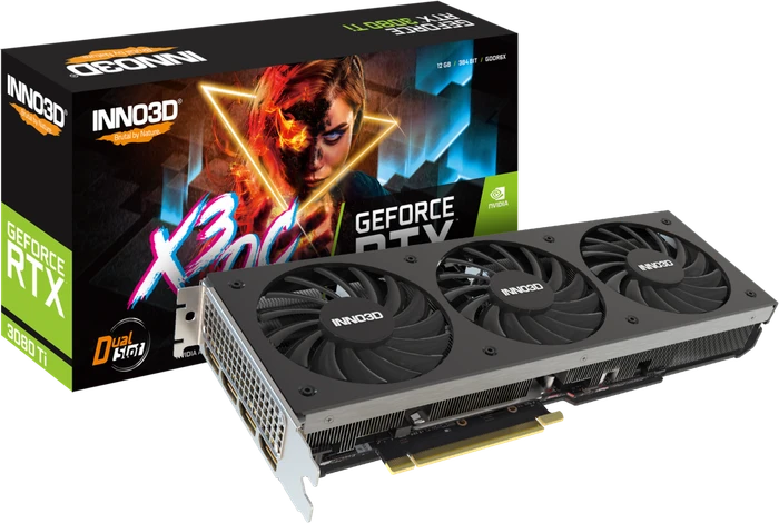 INNO3D GeForce RTX 3080 Ti X3 OC, 12GB GDDR6X, HDMI, 3x DP