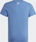 adidas Essentials Linear Logo Cotton Slim Fit T-Shirt kurzarm blue fusion/white (Junior) Vorschaubild