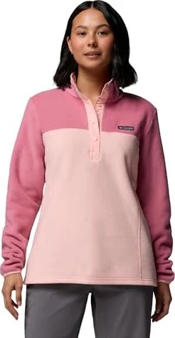 Columbia Benton Springs Half Snap Fleece Pullover pink sand/rosette (Damen)