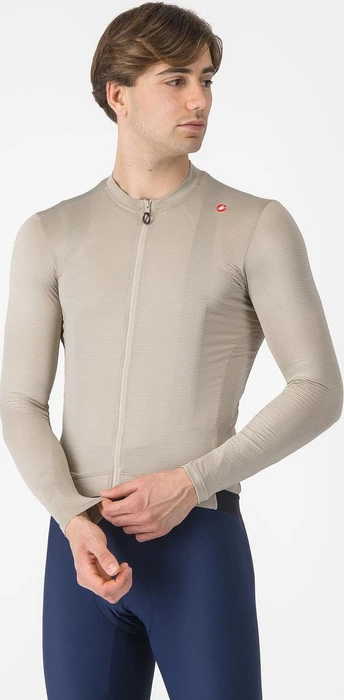 Castelli Espresso Trikot langarm clay/black (Herren)