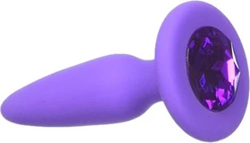 NS Novelties Glams Plug purple gem mini