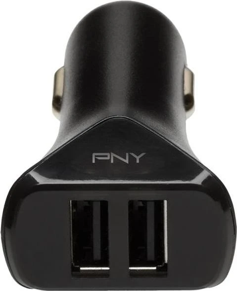 PNY Dual Port Car Charger schwarz