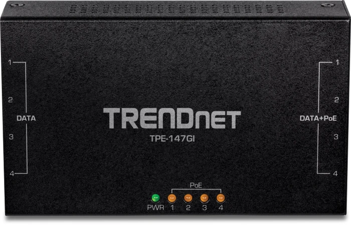 TRENDnet Desktop Gigabit PoE-Injektor, 8x RJ-45, 65W PoE+