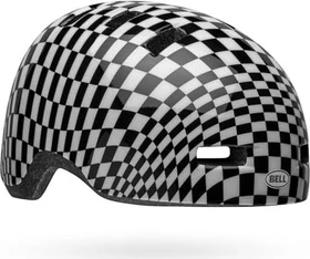 Bell Lil Ripper Checkers Kinderhelm schwarz/weiß