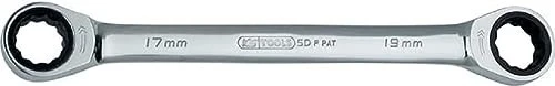 KS Tools GEARplus Doppelringratschenschlüssel, 8/10x128mm