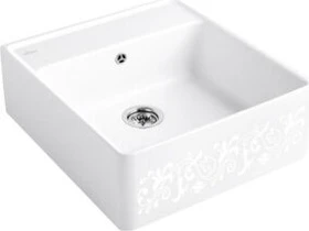 Villeroy & Boch Spülstein Becken mittig white pearl